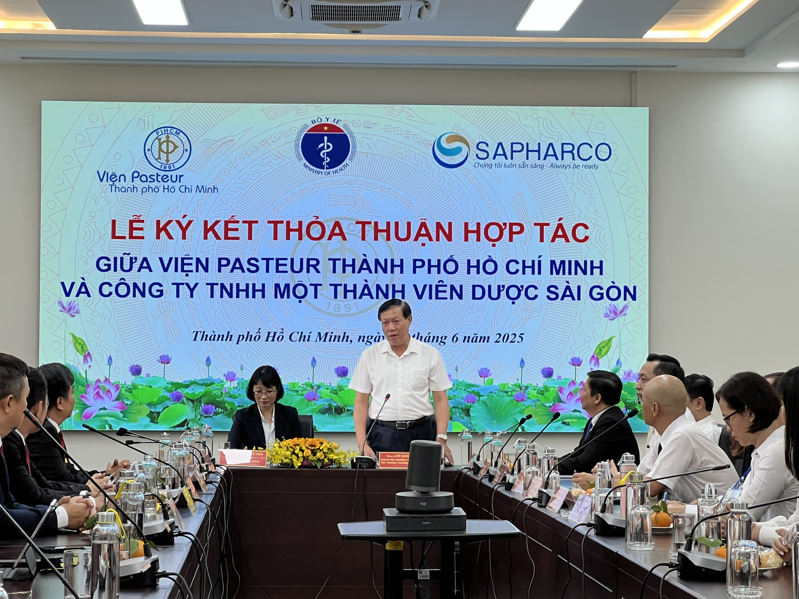 Sapharco Ký kết Bản ghi nhớ hợp tác ( MoU)  cùng Viện Pasteur TP. Hồ Chí Minh: Cột mốc quan trọng phục vụ sức khỏe cộng đồng