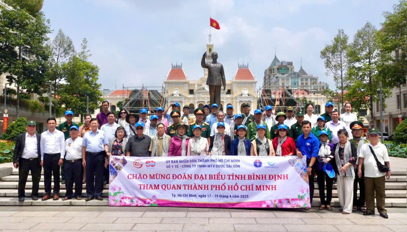 Sapharco và Sở Y tế Thành phố Hồ Chí Minh phối hợp tham gia đón tiếp Đoàn đại biểu tỉnh Bình Định thăm Thành phố Hồ Chí Minh