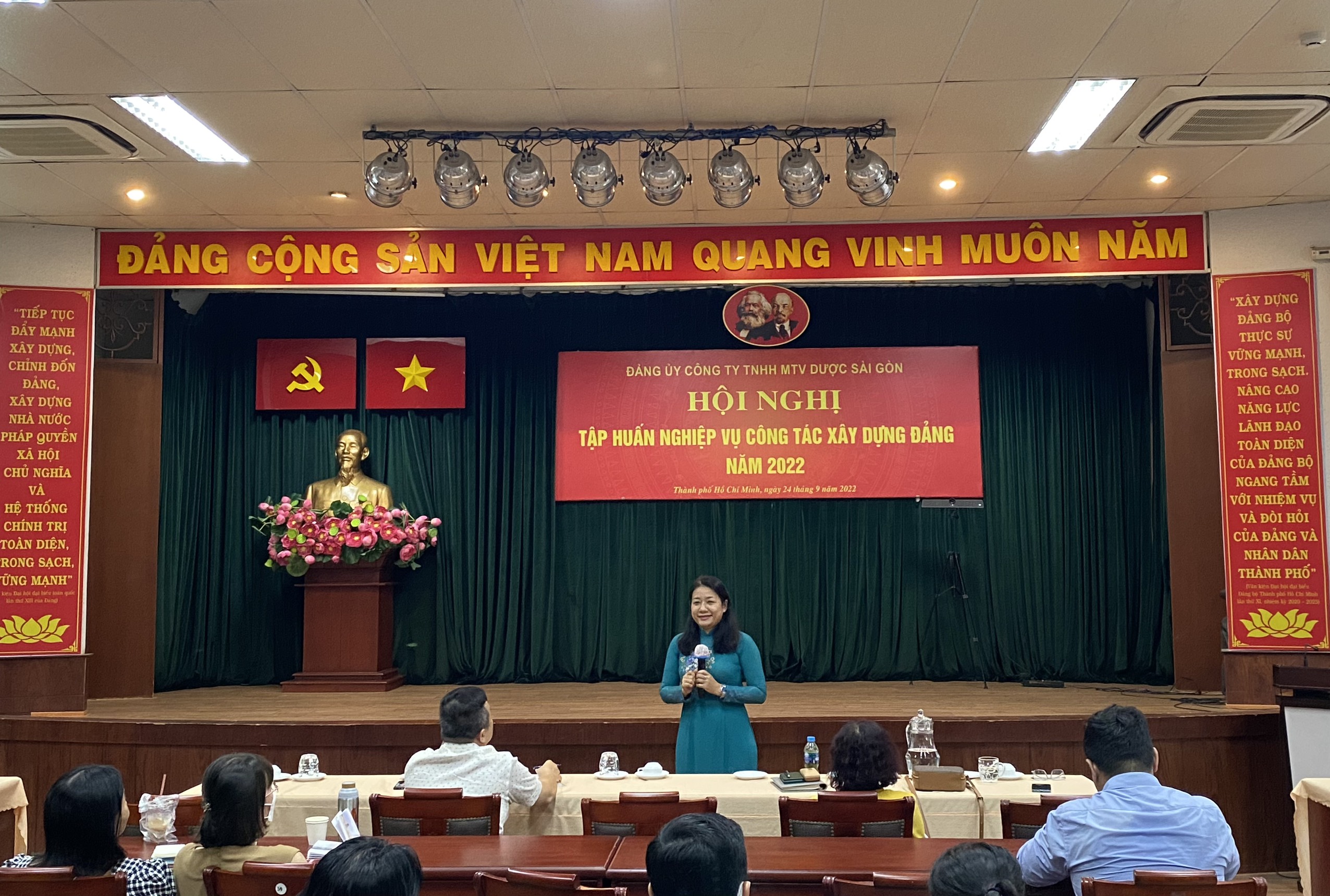Sapharco - tổ chức Hội nghị tập huấn nghiệp vụ công tác xây dựng Đảng năm 2022