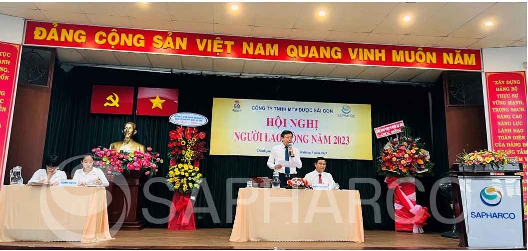 Sapharco tổ chức Hội nghị người lao động năm 2023