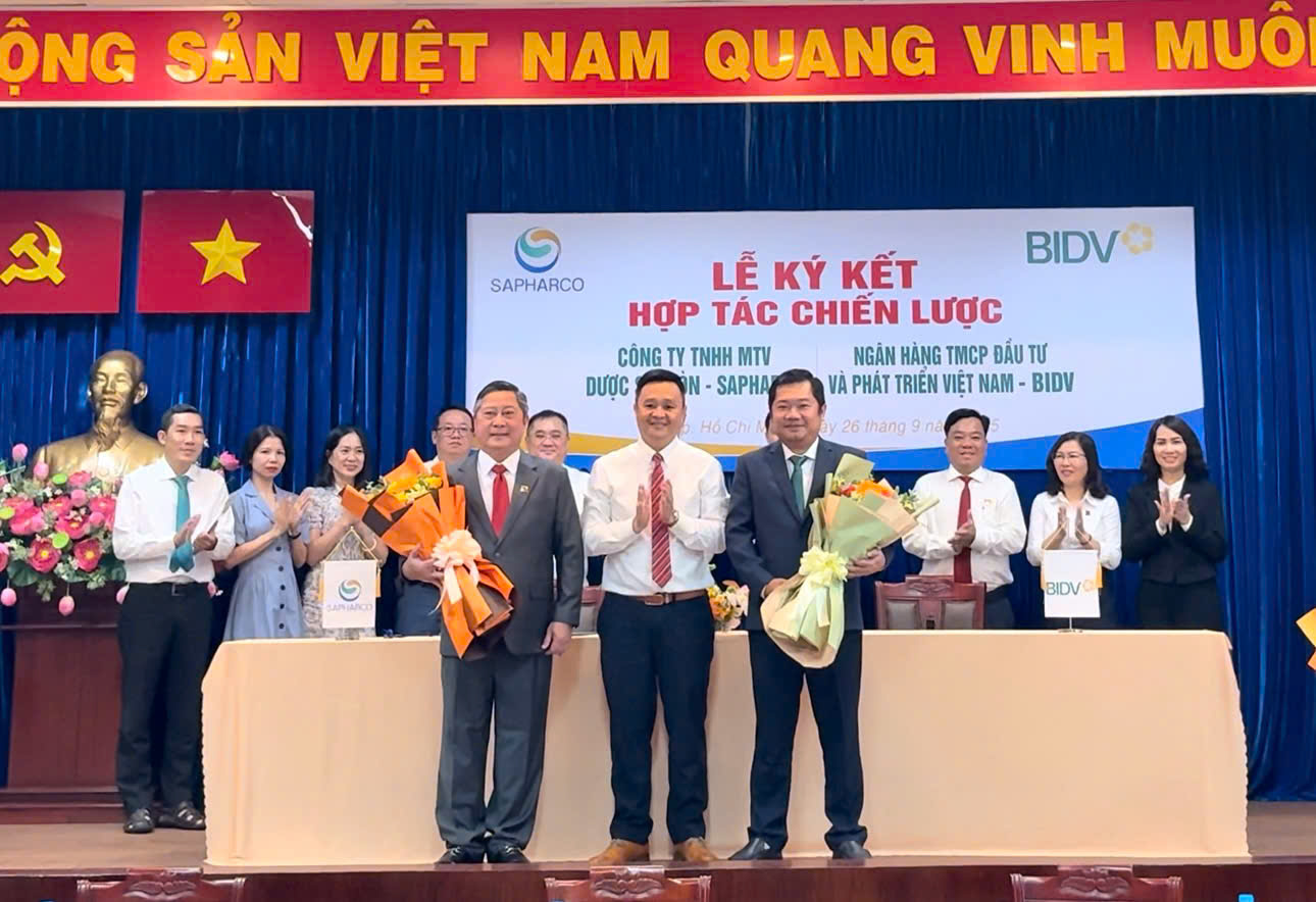 Lễ ký kết hợp tác chiến lược giữa Công ty TNHH MTV Dược Sài Gòn (SAPHARCO) và Ngân hàng TMCP Đầu tư và Phát triển Việt Nam (BIDV)