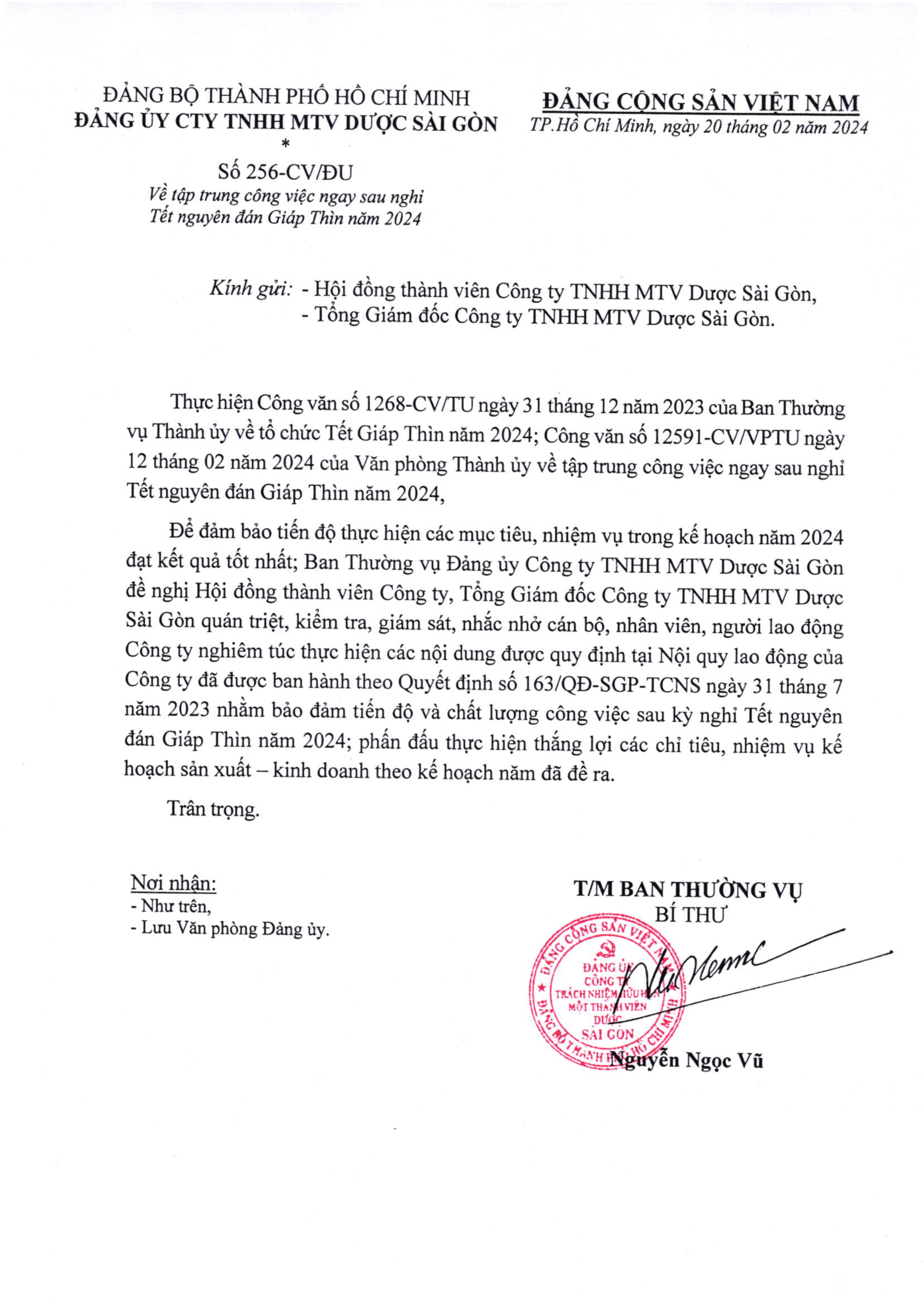 SAPHARCO quyết tâm thực hiện thắng lợi các chỉ tiêu, nhiệm vụ, kế hoạch sản xuất - kinh doanh năm 2024 SAPHARCO quyết tâm thực hiện thắng lợi các chỉ tiêu, nhiệm vụ, kế hoạch sản xuất - kinh doanh năm 2024