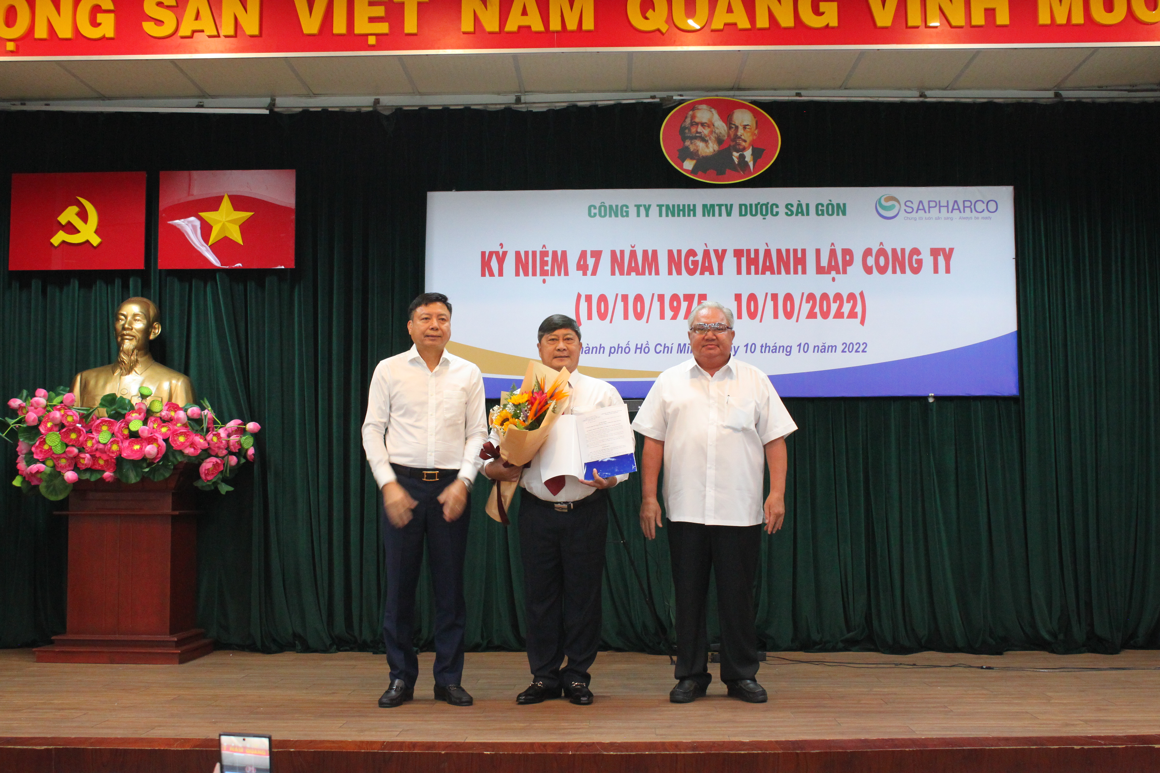 SAPHARCO -  Công bố và trao quyết định bổ nhiệm Phó Tổng Giám đốc Công ty TNHH MTV Dược Sài Gòn