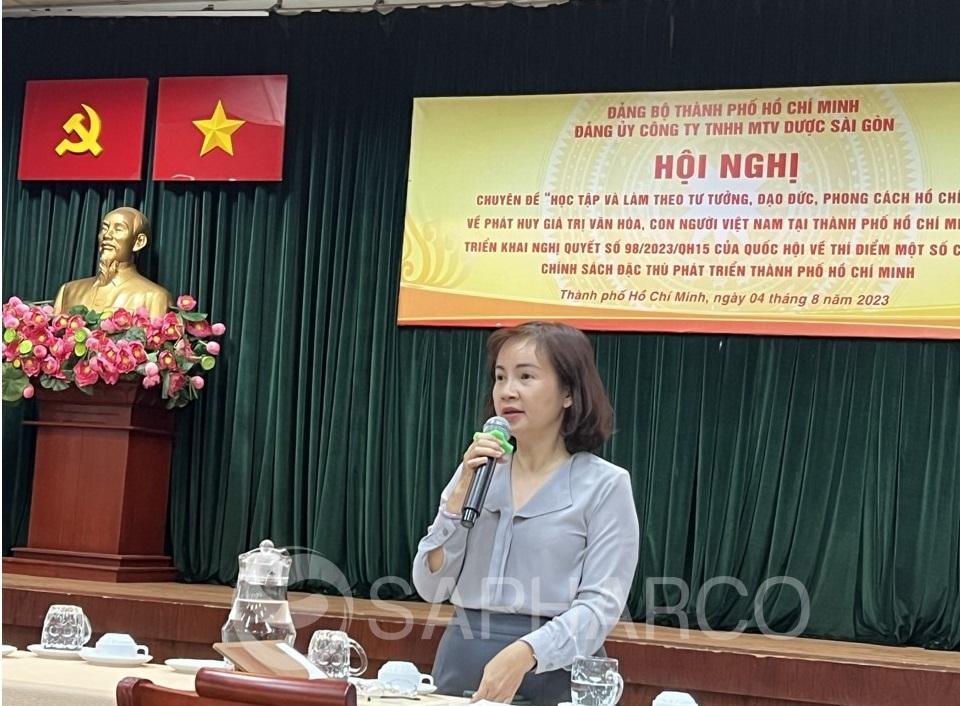 Sapharco tổ chức Hội nghị Học tập Chuyên đề năm 2023