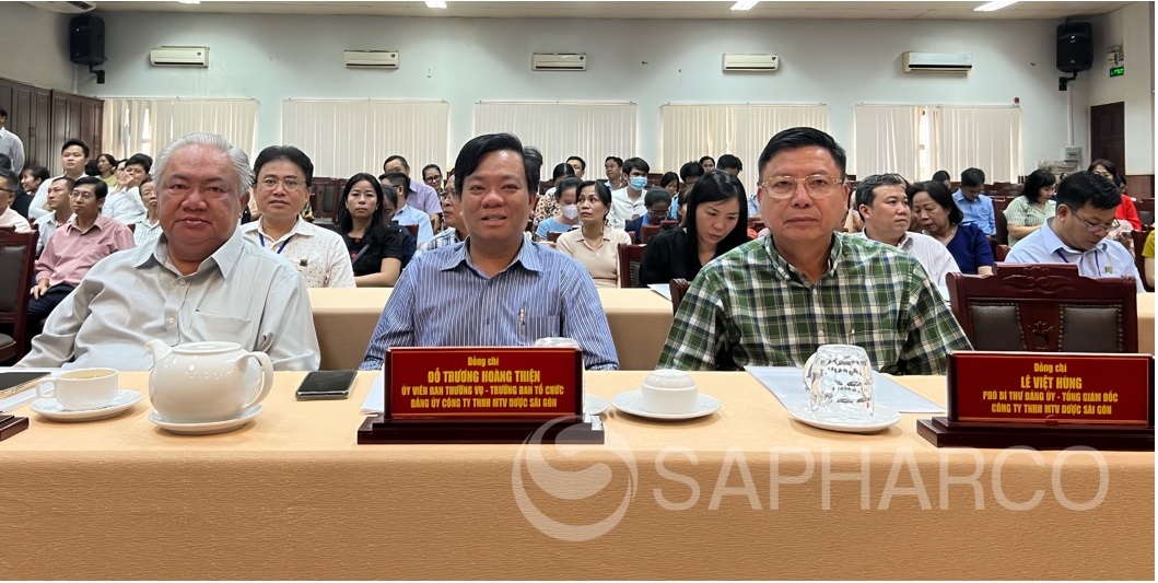 Sapharco tổ chức Hội nghị học tập, quán triệt, triển khai thực hiện Chuyên đề năm 2024