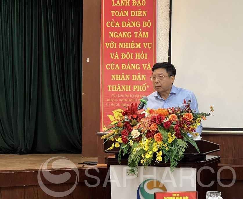 Hội nghị sơ kết Công tác Đảng bộ Công ty TNHH MTV Dược Sài Gòn 6 tháng đầu năm và triển khai phương hướng, nhiệm vụ công tác 6 tháng cuối năm 2023