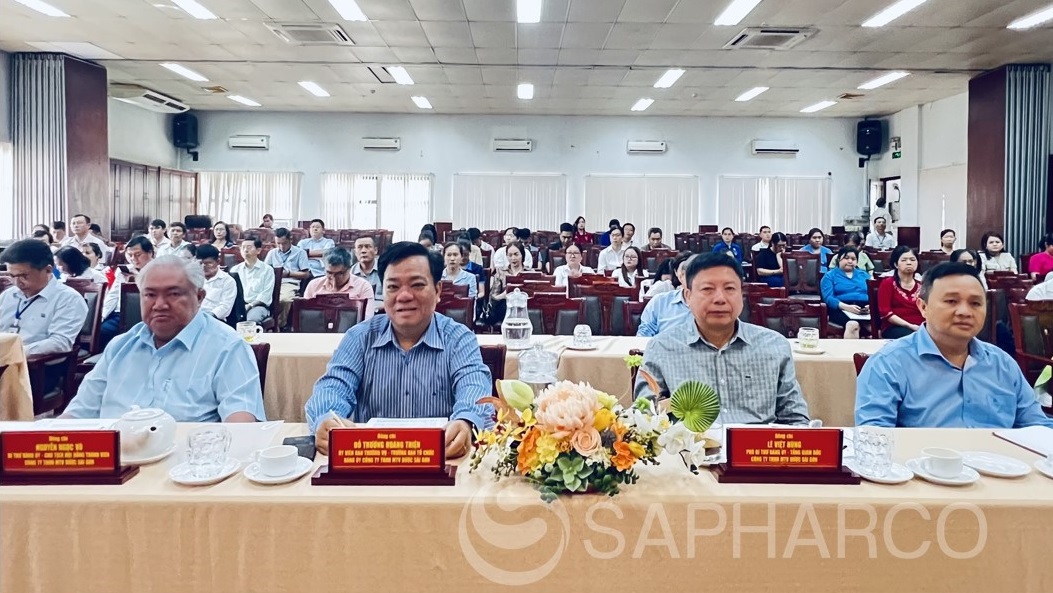 Sapharco tổ chức Hội nghị lần thứ 11 Ban Chấp hành Đảng bộ Công ty TNHH MTV Dược Sài Gòn khóa III nhiệm kỳ 2020 - 2025.