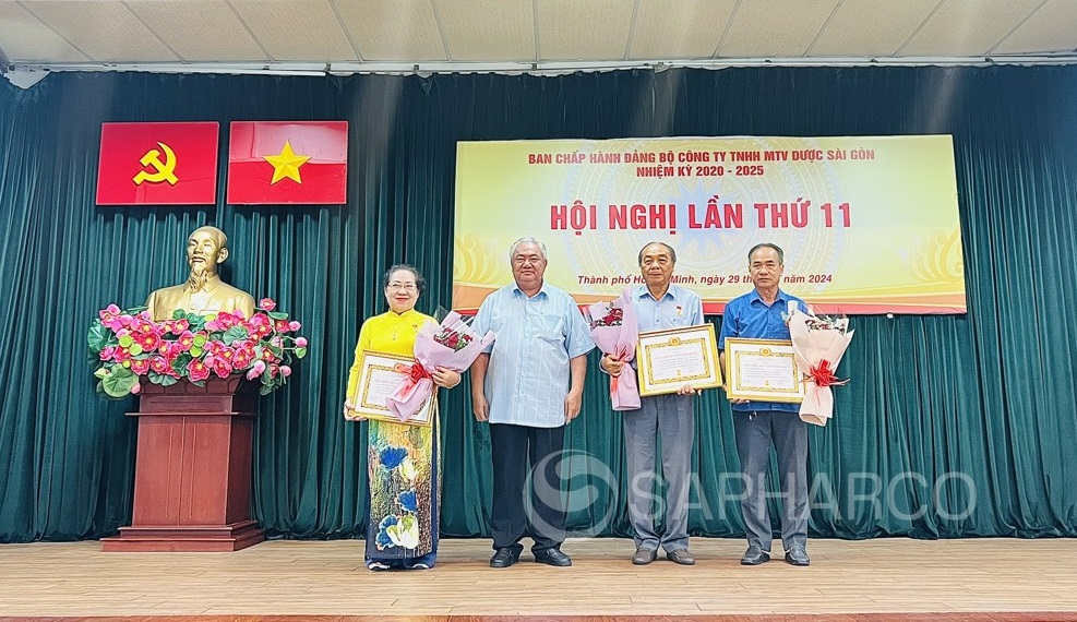 Sapharco tổ chức Hội nghị lần thứ 11 Ban Chấp hành Đảng bộ Công ty TNHH MTV Dược Sài Gòn khóa III nhiệm kỳ 2020 - 2025.