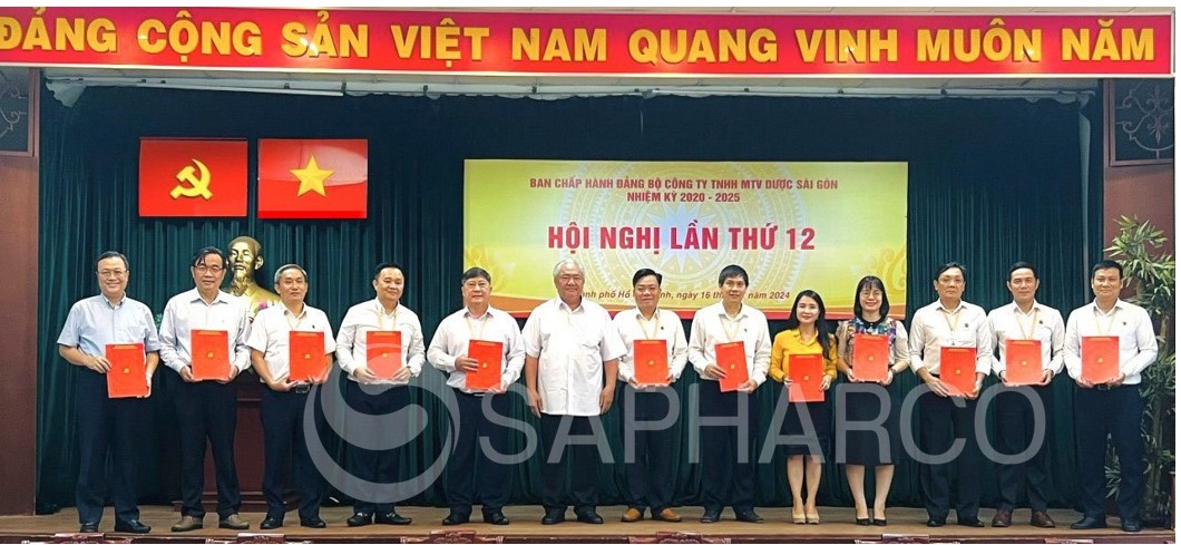 Hội nghị lần thứ 12 (mở rộng) Ban Chấp hành Đảng bộ Công ty TNHH MTV Dược Sài Gòn khóa III, nhiệm kỳ 2020 - 2025 Hội nghị lần thứ 12 (mở rộng) Ban Chấp hành Đảng bộ Công ty TNHH MTV Dược Sài Gòn khóa III, nhiệm kỳ 2020 - 2025