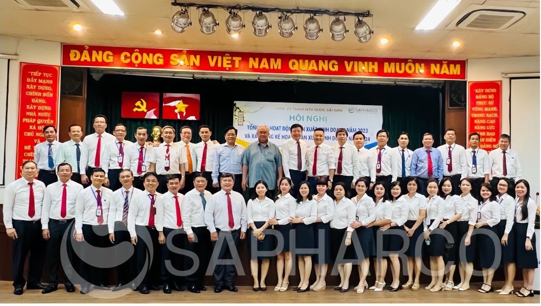 Sapharco tổ chức hội nghị Tổng kết hoạt động năm 2023 và xây dựng kế hoạch năm 2024 Sapharco tổ chức hội nghị Tổng kết hoạt động năm 2023 và xây dựng kế hoạch năm 2024