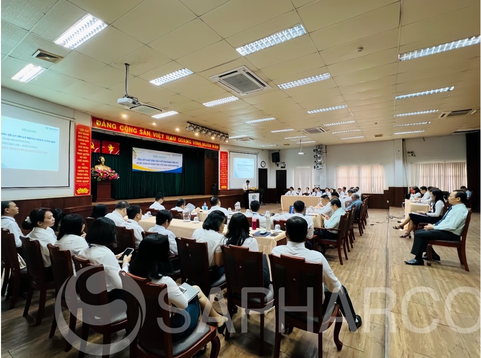 Sapharco tổ chức hội nghị Tổng kết hoạt động năm 2023 và xây dựng kế hoạch năm 2024