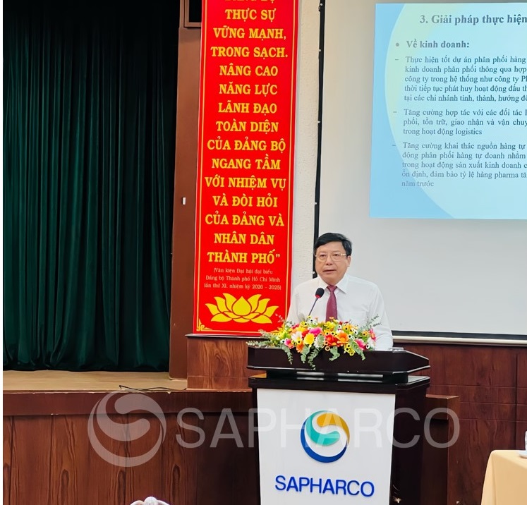 Sapharco tổ chức hội nghị Tổng kết hoạt động năm 2023 và xây dựng kế hoạch năm 2024