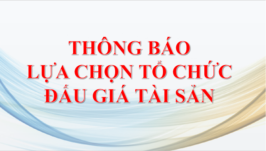 Công ty TNHH MTV Dược Sài Gòn thông báo lựa chọn tổ chức đấu giá tài sản.