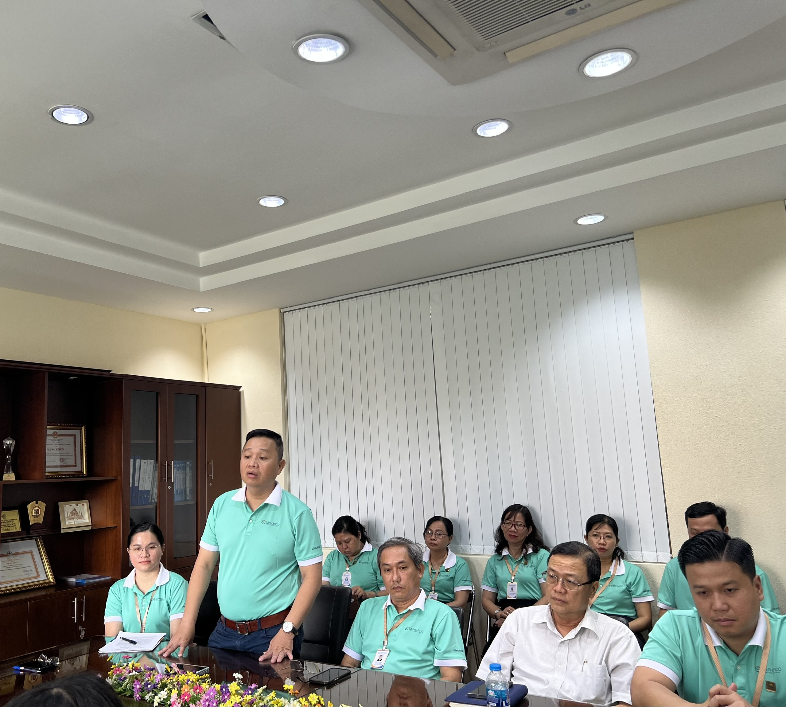 Sapharco công bố quyết định về công tác cán bộ phân công phụ trách Hội đồng thành viên Công ty Sapharco công bố quyết định về công tác cán bộ phân công phụ trách Hội đồng thành viên Công ty