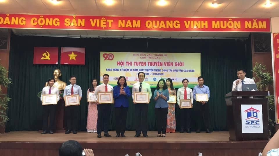 Hội thi tuyên truyền viên giỏi Cụm thi đua 4 – Ban Dân vận Thành ủy