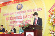 Đại hội đại biểu Đảng bộ Công ty TNHH MTV Dược Sài Gòn lần thứ III, nhiệm kỳ 2020 – 2025