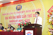 Đại hội đại biểu Đảng bộ Công ty TNHH MTV Dược Sài Gòn lần thứ III, nhiệm kỳ 2020 – 2025