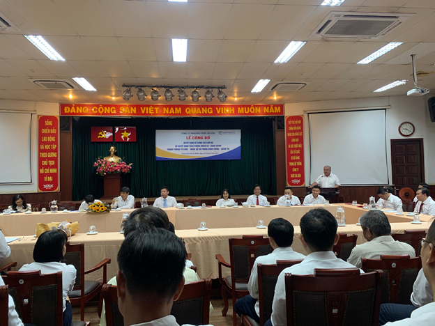 Sapharco tổ chức lễ công bố quyết định về công tác cán bộ và quyết định tách phòng Nhân sự - Hành chính thành phòng Tổ chức - Nhân sự và phòng Hành chính - Quản trị