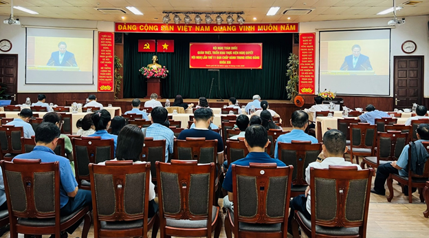 Công ty TNHH MTV Dược Sài Gòn tham dự Hội nghị trực tuyến Quán triệt, triển khai thực hiện Nghị quyết Hội nghị lần thứ 11 Ban Chấp hành Trung ương Đảng khóa XIII