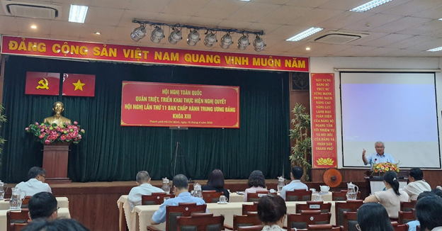 Công ty TNHH MTV Dược Sài Gòn tham dự Hội nghị trực tuyến Quán triệt, triển khai thực hiện Nghị quyết Hội nghị lần thứ 11 Ban Chấp hành Trung ương Đảng khóa XIII
