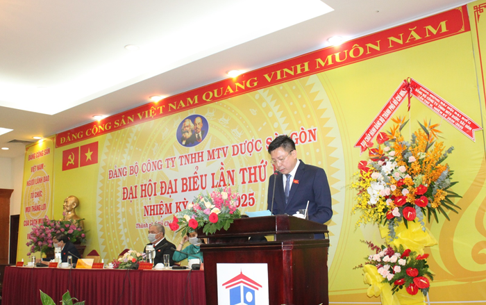 Đại hội đại biểu Đảng bộ Công ty TNHH MTV Dược Sài Gòn lần thứ III, nhiệm kỳ 2020 – 2025