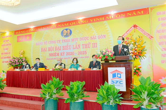 Đại hội đại biểu Đảng bộ Công ty TNHH MTV Dược Sài Gòn lần thứ III, nhiệm kỳ 2020 – 2025