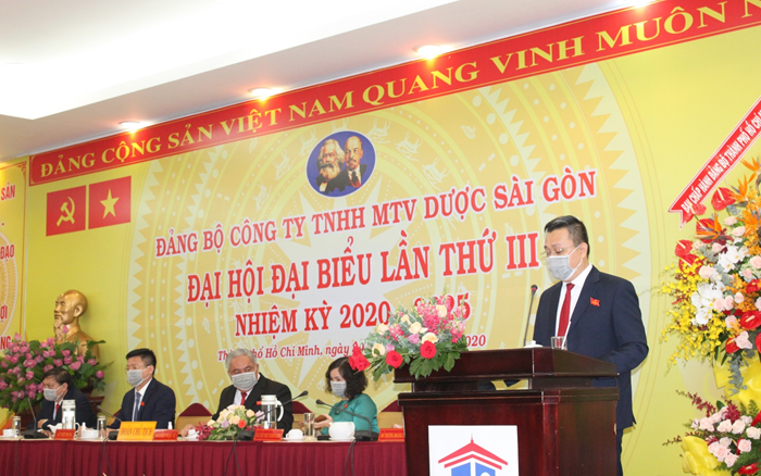 Đại hội đại biểu Đảng bộ Công ty TNHH MTV Dược Sài Gòn lần thứ III, nhiệm kỳ 2020 – 2025