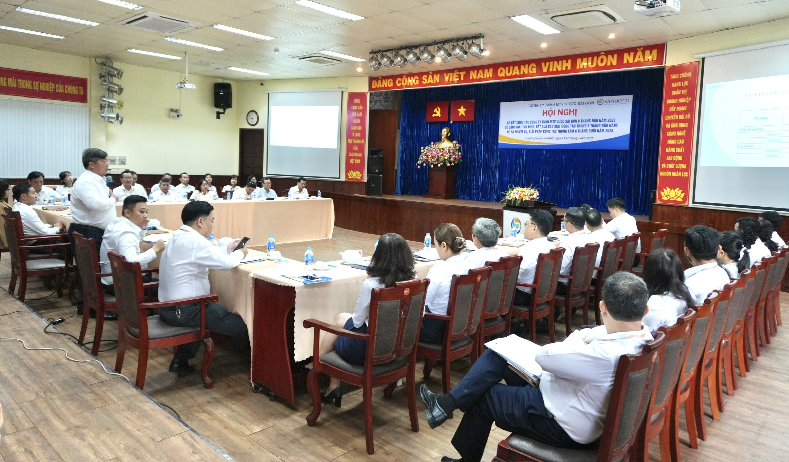 Sapharco – Hội nghị sơ kết 6 tháng đầu năm và đề ra nhiệm vụ, giải pháp công tác trọng tâm 6 tháng cuối năm 2025 Sapharco – Hội nghị sơ kết 6 tháng đầu năm và đề ra nhiệm vụ, giải pháp công tác trọng tâm 6 tháng cuối năm 2025