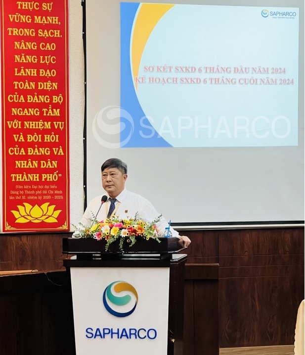 Sapharco - Hội nghị sơ kết 6 tháng đầu năm và xây dựng kế hoạch 6 tháng cuối năm 2024