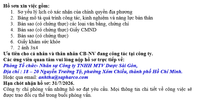 Tuyển dụng Nhân viên Nghiệp vụ xuất nhập khẩu
