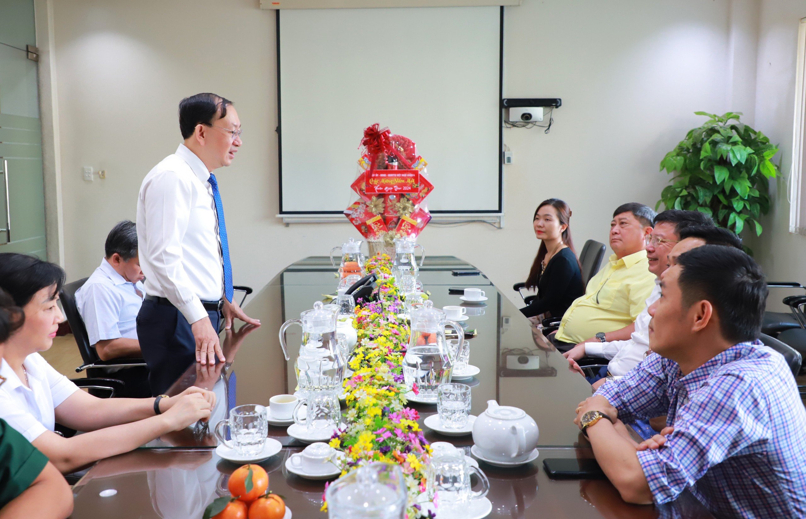 Lãnh đạo Quận 4 thăm, chúc tết Công ty TNHH MTV Dược Sài Gòn (Sapharco) Lãnh đạo Quận 4 thăm, chúc tết Công ty TNHH MTV Dược Sài Gòn (Sapharco)