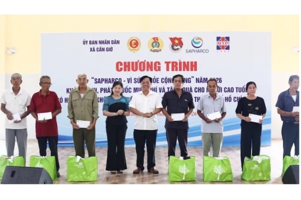 500 người cao tuổi ở xã Cần Giờ được khám bệnh, phát thuốc miễn phí