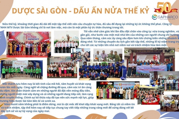 Dược Sài Gòn - Dấu ấn nửa thế kỷ