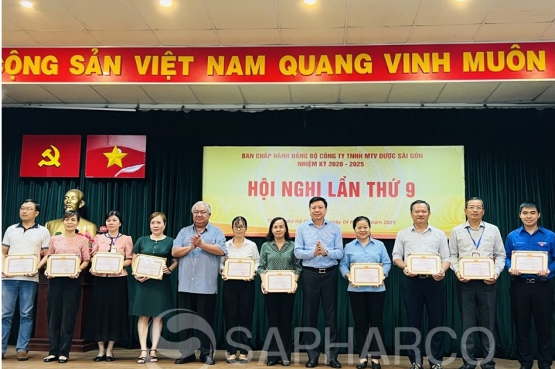 Hội nghị sơ kết Công tác Đảng bộ Công ty TNHH MTV Dược Sài Gòn 6 tháng đầu năm và triển khai phương hướng, nhiệm vụ công tác 6 tháng cuối năm 2023