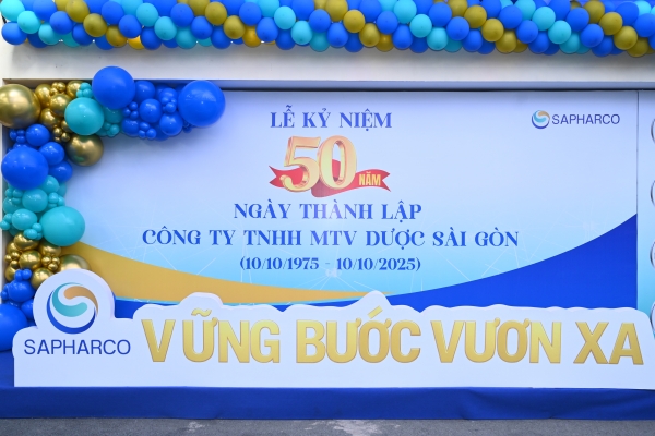 Khoảnh khắc đáng nhớ tại lễ kỉ niệm 50 năm thành lập Công ty TNHH MTV Dược Sài Gòn - SAPHARCO
