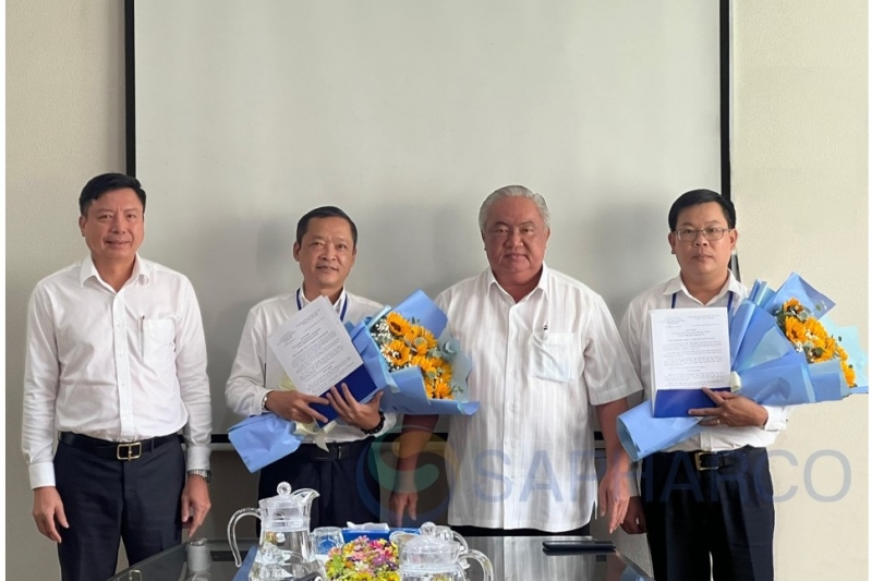 Sapharco công bố quyết định về công tác cán bộ