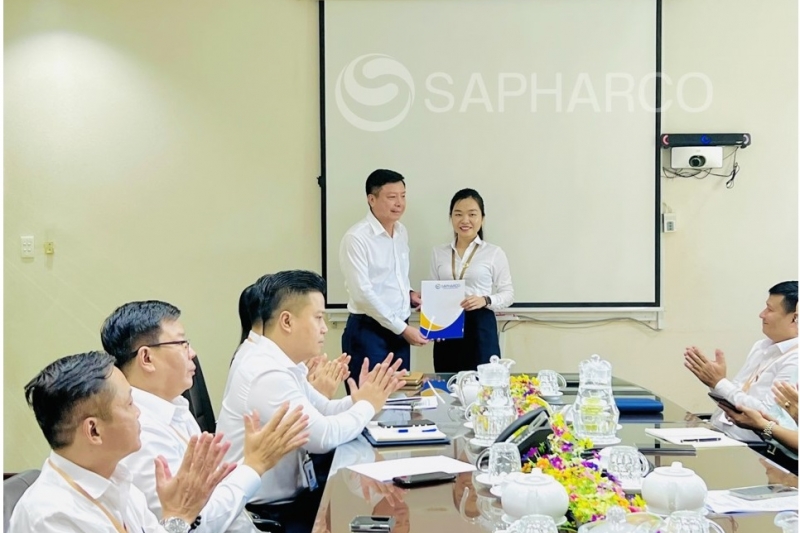 Sapharco công bố quyết định về công tác cán bộ