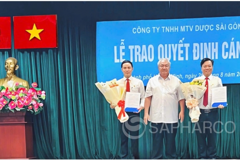 Sapharco công bố quyết định về công tác cán bộ