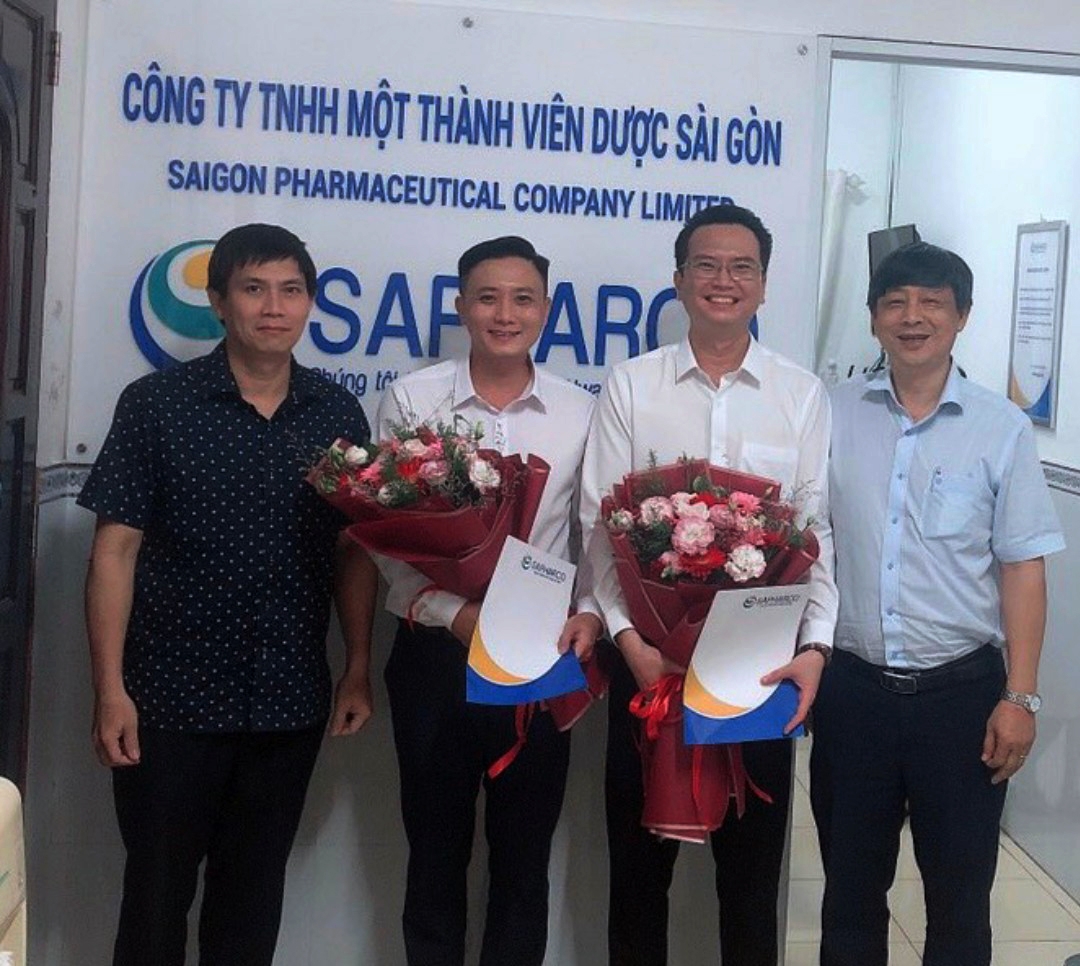 SAPHARCO - Công bố và trao quyết định bổ nhiệm Giám đốc và Phó Giám đốc Chi nhánh Công ty TNHH MTV Dược Sài Gòn tại Cần Thơ.
