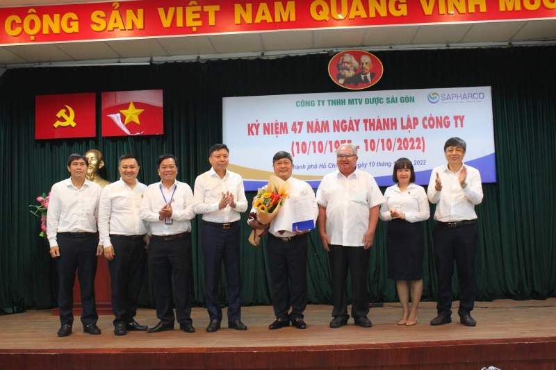 SAPHARCO -  Công bố và trao quyết định bổ nhiệm Phó Tổng Giám đốc Công ty TNHH MTV Dược Sài Gòn