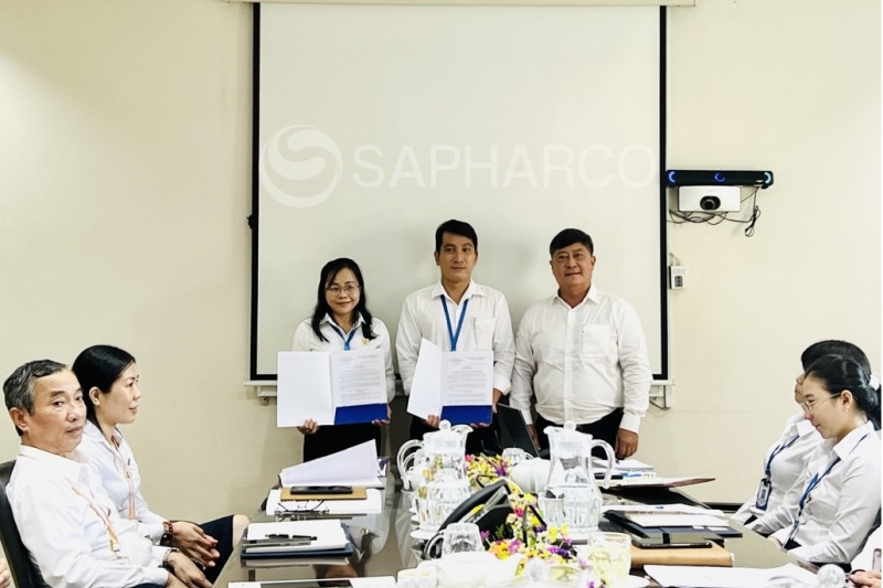 Sapharco công bố và trao quyết định bổ nhiệm Phó Trưởng phòng Tổ chức - Nhân sự và Phó Trưởng phòng Hành chính - Quản Trị