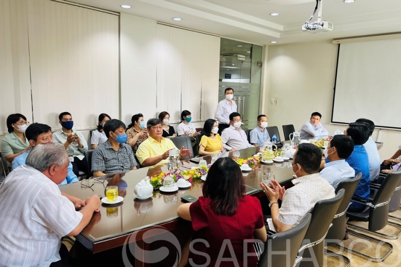 Sapharco công bố và trao quyết định điều động và bổ nhiệm Trưởng phòng, Phó Trưởng phòng Kinh doanh