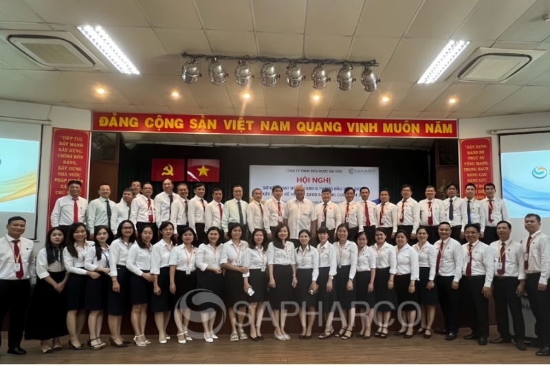 Sapharco - Hội nghị sơ kết 6 tháng đầu năm và xây dựng kế hoạch 6 tháng cuối năm 2024