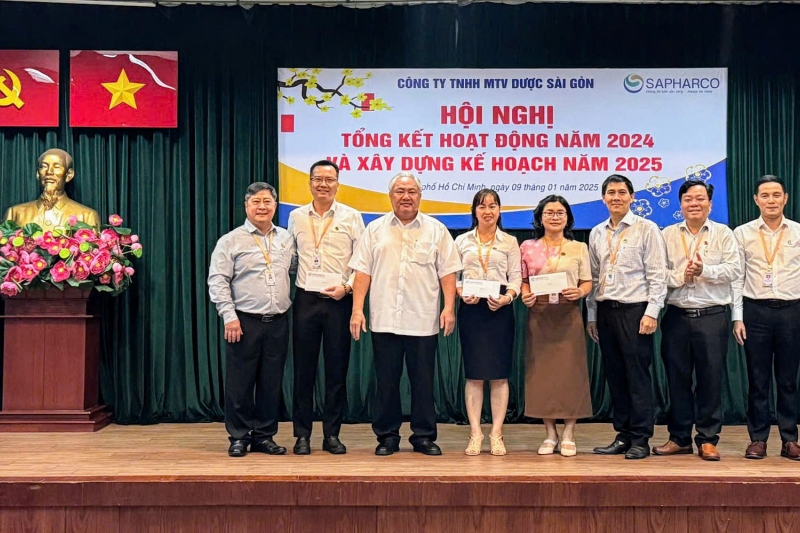 Sapharco nổ lực hoàn thành chỉ tiêu kế hoạch năm 2025