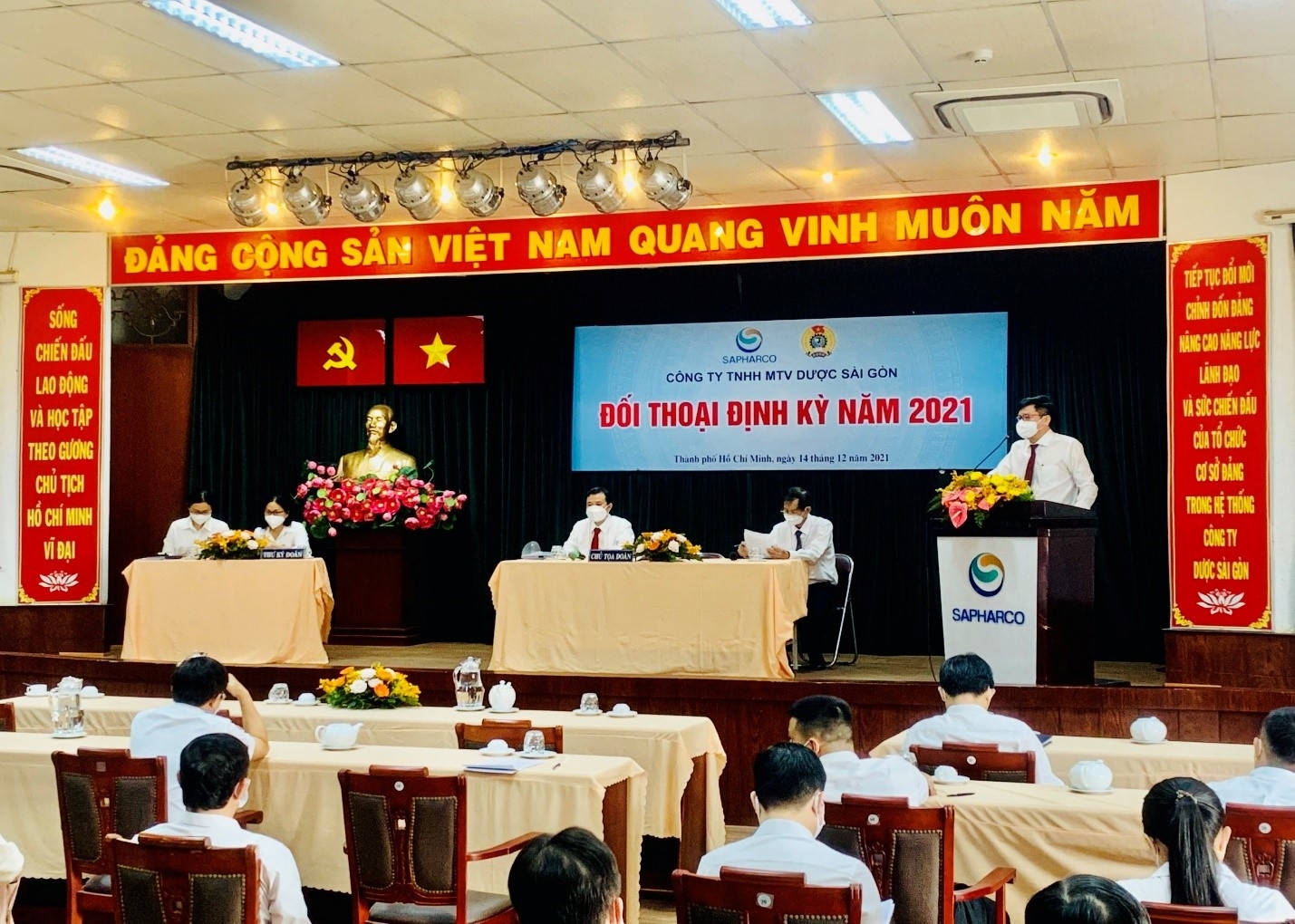 Sapharco tổ chức đối thoại định kỳ năm 2021