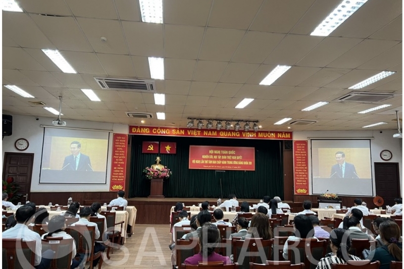 SAPHARCO tổ chức Hội nghị học tập, quán triệt Nghị quyết Hội nghị lần thứ 8 Ban Chấp hành Trung ương Đảng khóa XIII