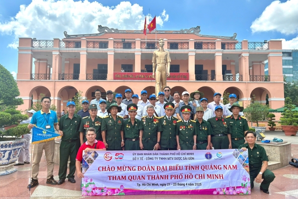 Sapharco và Sở Y tế Thành phố Hồ Chí Minh phối hợp tham gia đón tiếp Đoàn đại biểu tỉnh Quảng Nam thăm Thành phố Hồ Chí Minh
