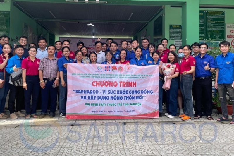Sapharco - Vì sức khỏe cộng đồng và xây dựng nông thôn mới